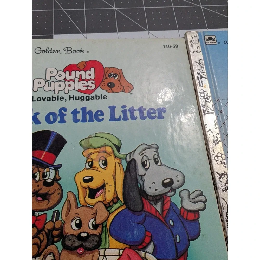 Golden Books Pound Puppies 1980s Pick‎ of the Litter & Problem Puppies lot 2